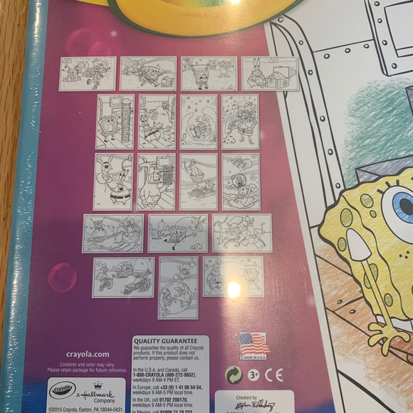 Crayola | Toys | Crayola Giant Coloring Pages Spongebob New | Poshmark